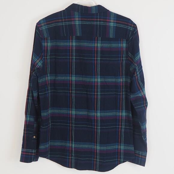 NWT Madewell Flannel Oversized Ex-Boyfriend Shirt Women’s Size Small - Picture 2 of 10
